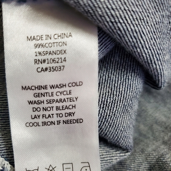 Taylor Hill x Joe's Jeans  Jumpsuit Women M Wide Leg Denim Sweetheart Neckline - Picture 12 of 12